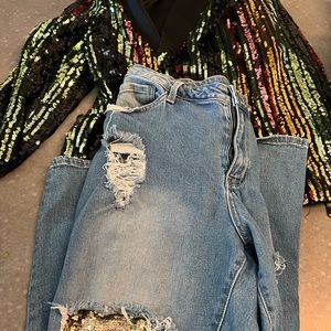 Multi Color Sequin Blazer